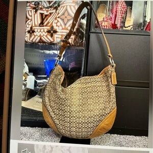 Coach Brown and Tan Women's Bag